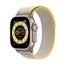اپل واچ اولترا تیتانیومی با بند لوپ ترایل زرد/بژ